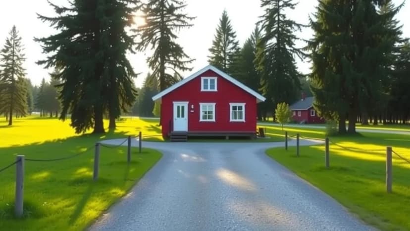 Hus till salu i Mellansel