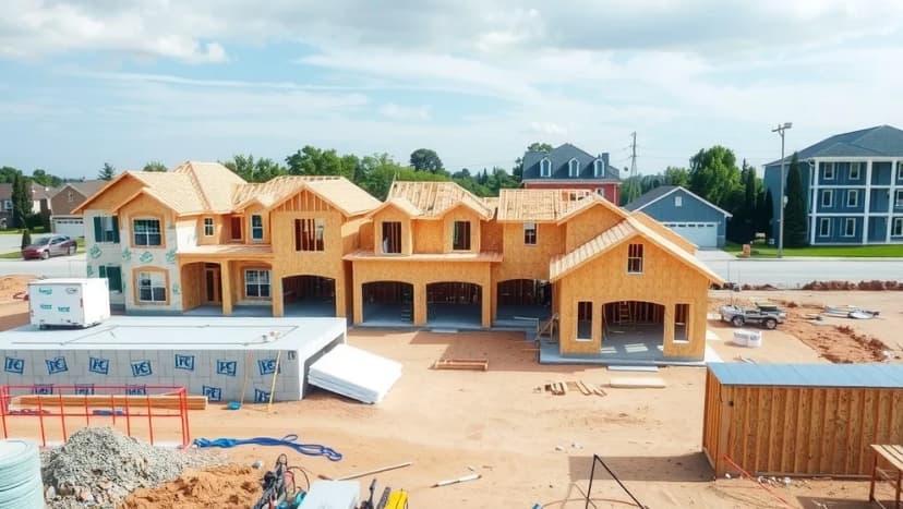 Nya hus i Svenljunga som byggas just nu