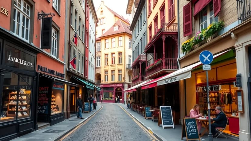 St Larsgatan i Linköping är en av stadens viktigaste gator